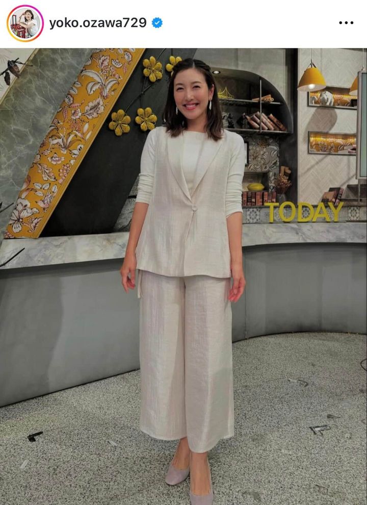 小澤陽子さんのインスタグラム（＠yoko.ozawa729）より