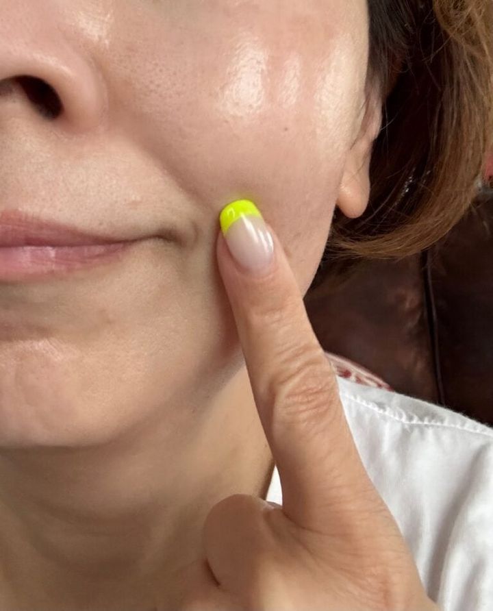 化粧水と乳液で保湿した直後の肌状態