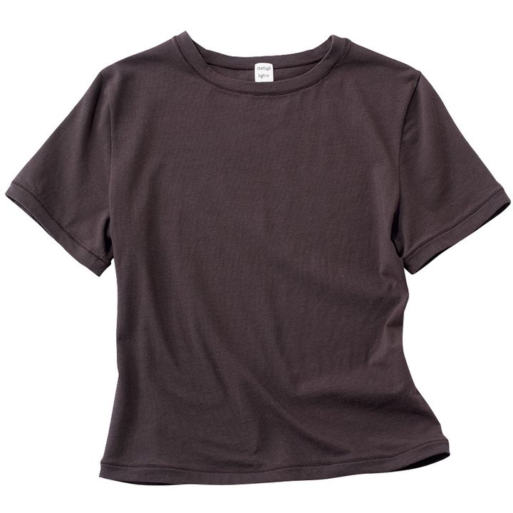 ザハイライツのブラウンカラーのTシャツ