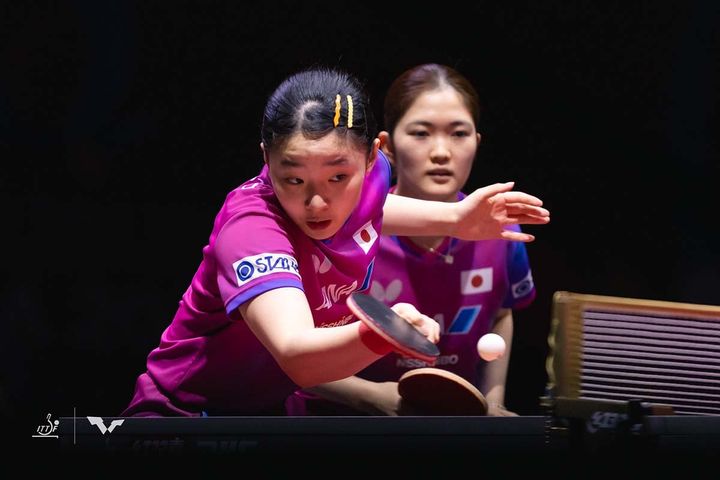 張本美和、木原美悠（C）ITTF