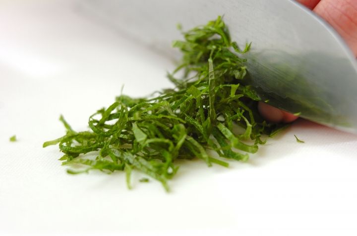 アジの混ぜ込みおにぎりの下準備1