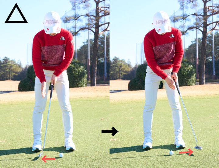 女子プロが実践！ショートパット上達のコツは「ボールと体の間隔」
