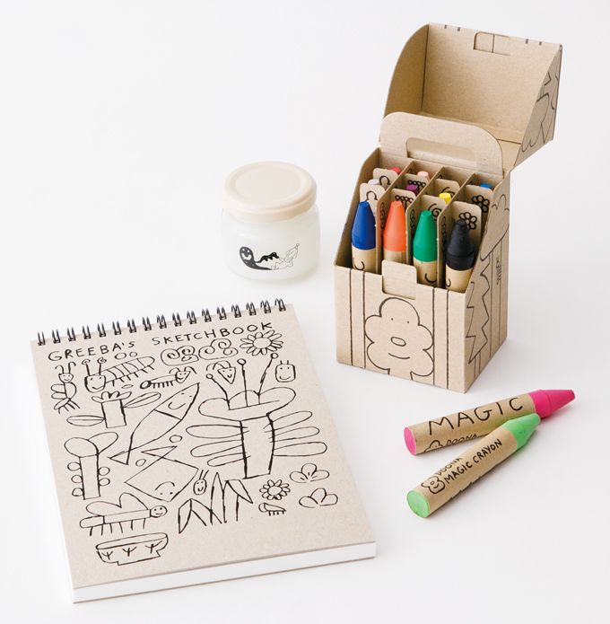 プレゼントにもらってうれしい！ お絵描きや工作が楽しくなる「クレヨン、のり、スケッチブック」のご紹介【こどモノ6月号】の画像1