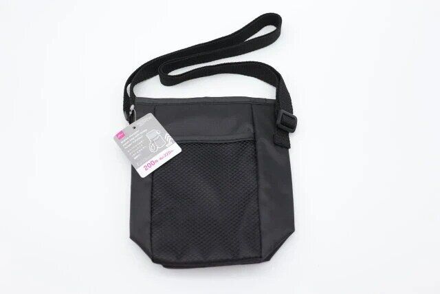 ダイソー モバイルショルダーメッシュバッグ（ボトルホルダー機能付） パッケージ
