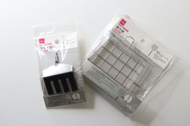 火吹き棒用アタッチメント フライ返し 焼き網