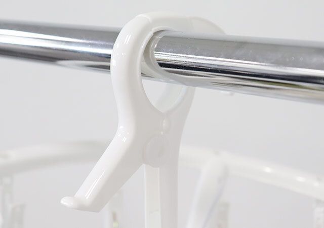 ダイソー 引っ張る取りやすいピンチハンガー（18ピンチ） キャッチ式フック