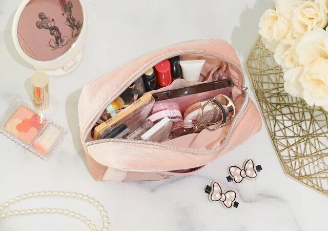 Disney LIFESTYLE BOOK ピンクポーチ＆前髪クリップ by Darich使用例