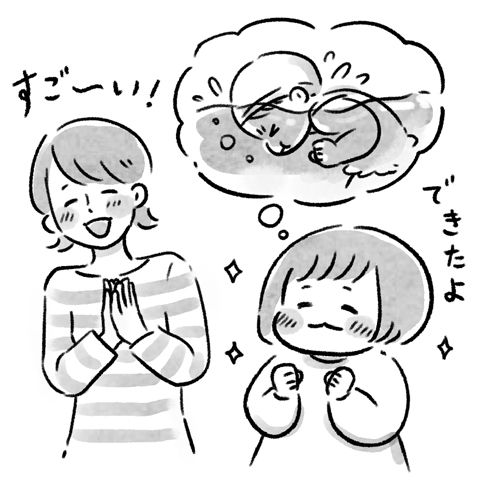 「家族の絵を描いてくれた」こんな時なんと言う？ 子どものやる気をアップさせる！ 3つの魔法の言葉とはの画像2