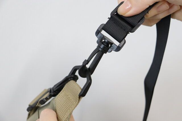 ダイソー 自転車クロスストラップ ナスカン