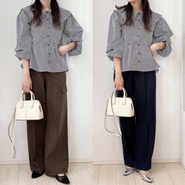 カーゴパンツよりはシンプルデザインが◎