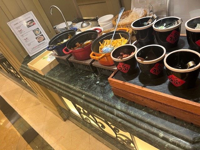 オークラガーデンホテル上海の朝食ビュッフェ