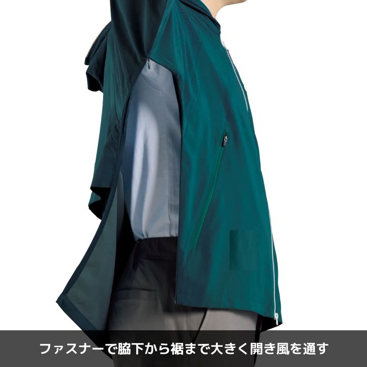 脇下のファスナー