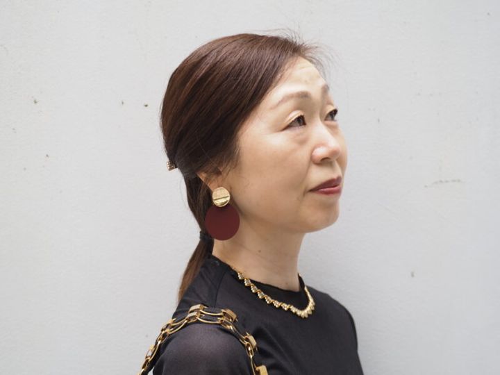 ボルドー×ゴールド