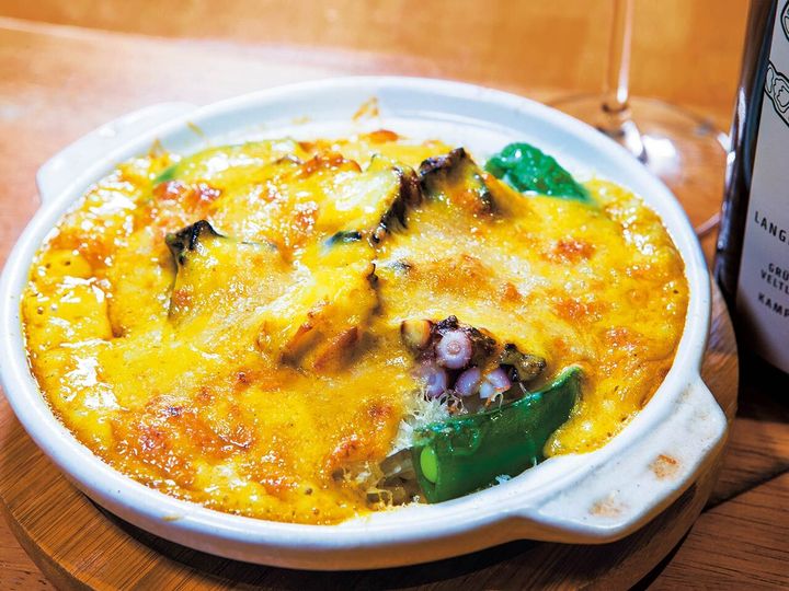 赤羽『Nomka』の「タコと野菜のマカオ風ドリア」