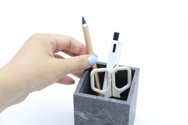 ダイソー ストーン調ペンBOX 使用例