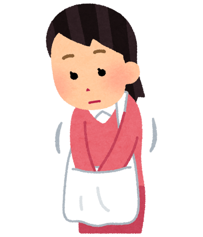 カバンの中を探す人のイラスト（女性） | かわいいフリー素材集 いらすとや