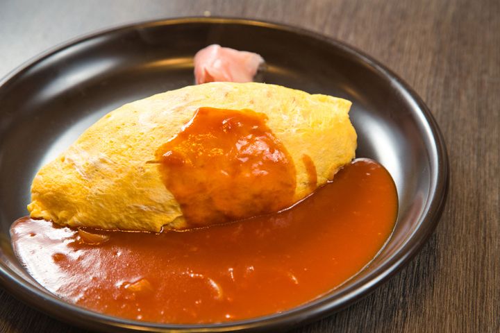 「チキンオムライス」1100円