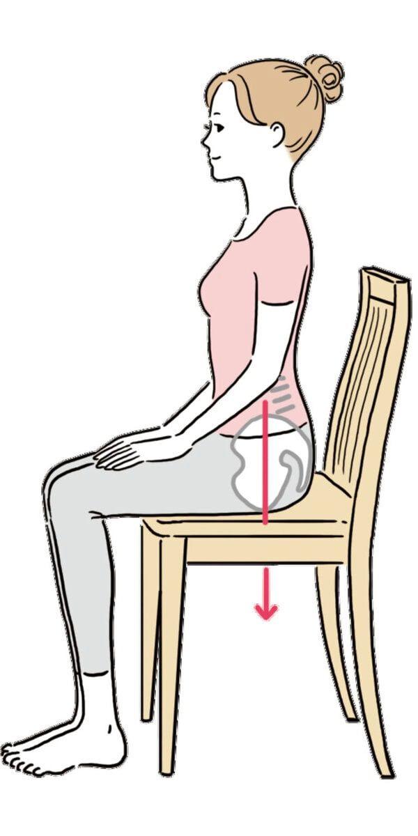 正しい座り方