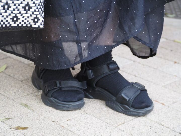 靴下×サンダル