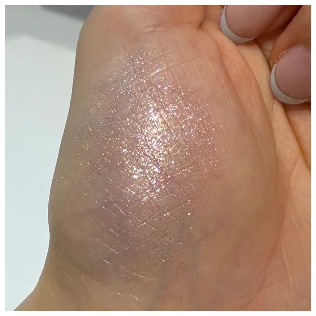 キャンメイク ラメマニアをブルべがスウォッチ 01 アプリコットピューレ