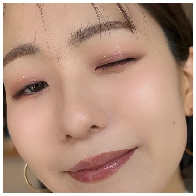 キャンメイク ラメマニア 01 アプリコットピューレ アイメイク