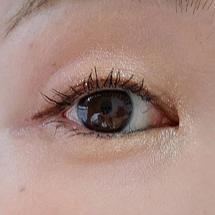 キャンメイク ラメマニア 01 アプリコットピューレ イエベ アイメイク