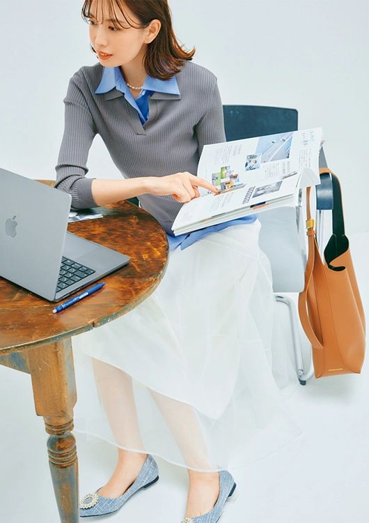 テクいらずオシャレに見える好印象通勤コーデ