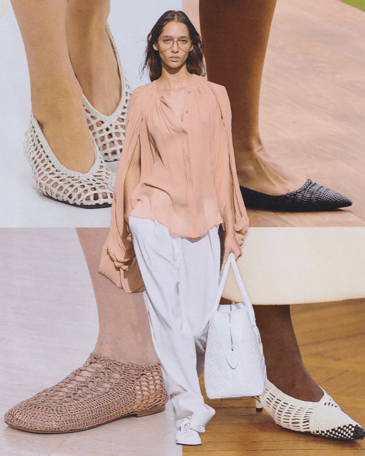 (中央）ステラ・マッカートニー （右上から時計回り）ガブリエラ・ハースト、ジャクムス、クロエ 、フェンディ