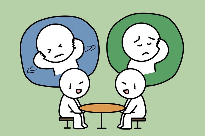 何を話せば……？ 気まずい二人