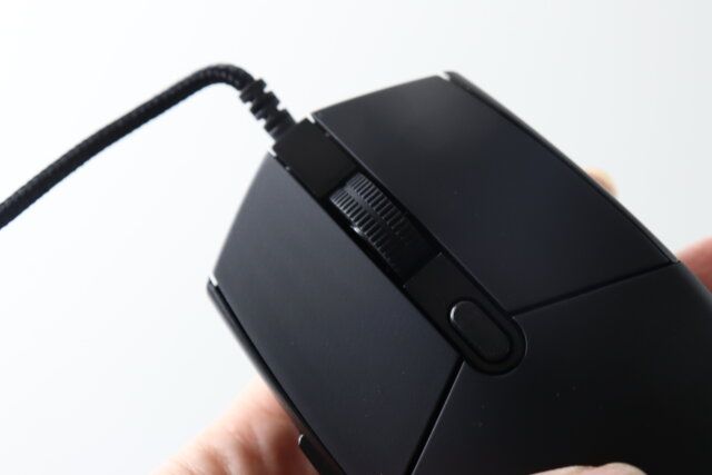 USB有線マウス（LEDライト） ボタン