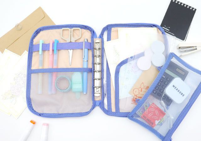 宝島社スヌーピーバインダーポーチ文房具収納