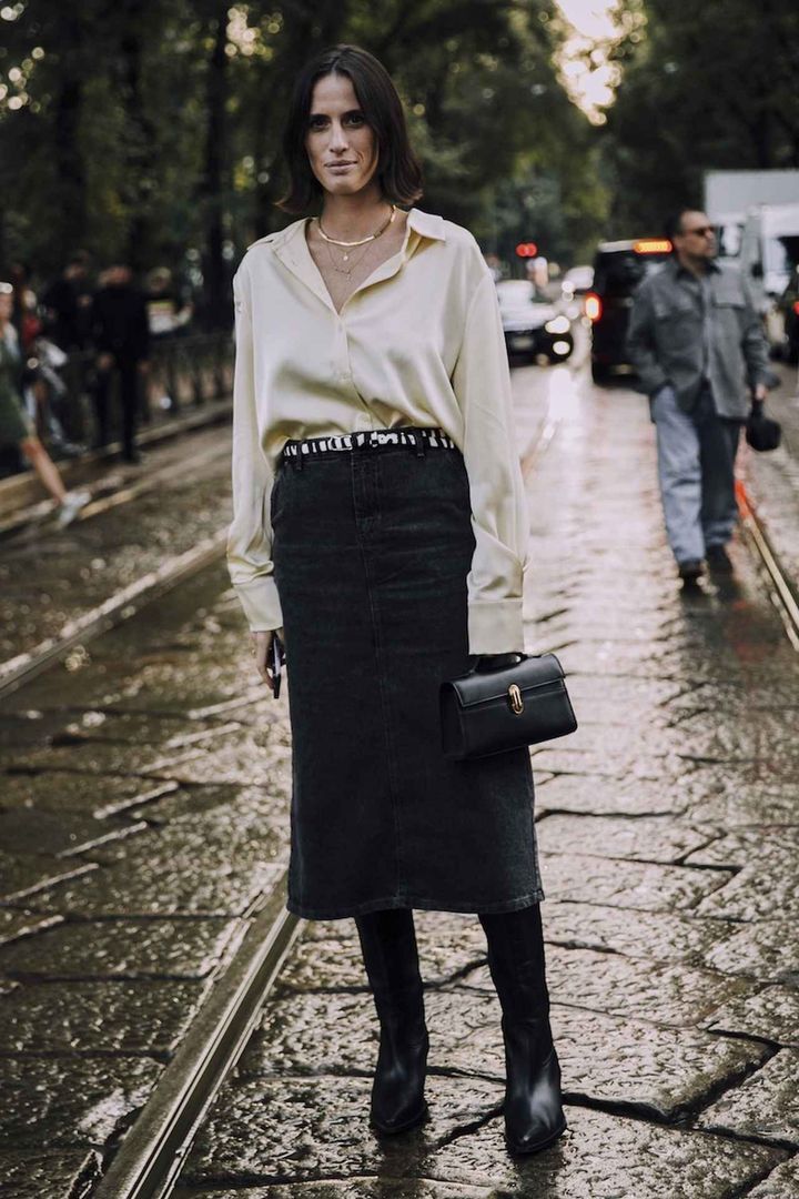 画像: 王道モノトーンは異素材ミックスと小物選びにこだわって