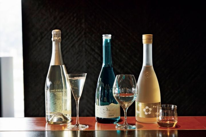 「石田屋ESHIKOTO店」のテイスティングセット／3種¥2,500。