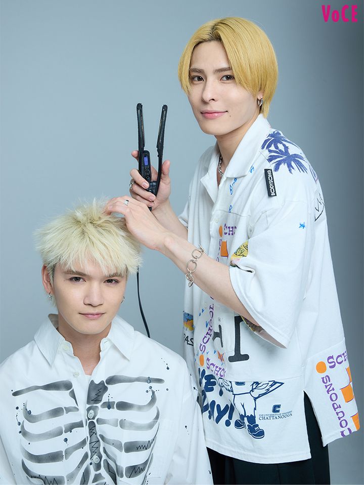 SUZUKIがRYOJIのヘアアレンジに挑戦！