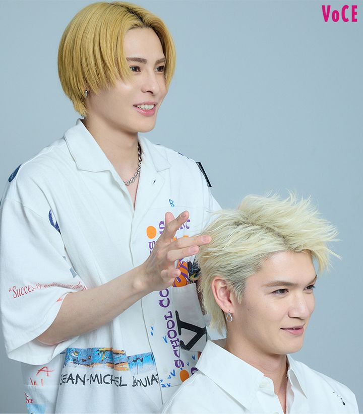 仕上げにWAXをもみ込んで完成！