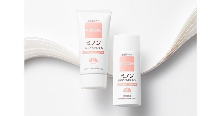 ミノンのUVマイルドミルクとUVマイルドジェル