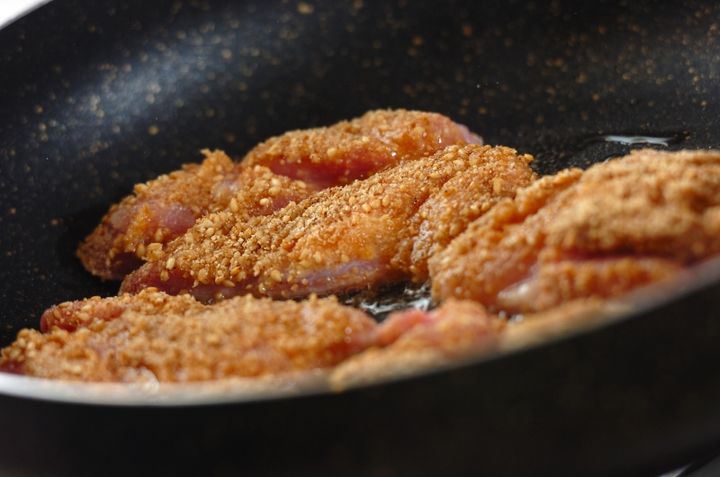 鶏肉のゴマみそ焼きの作り方3