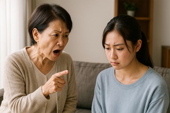 義母と妻のイメージ