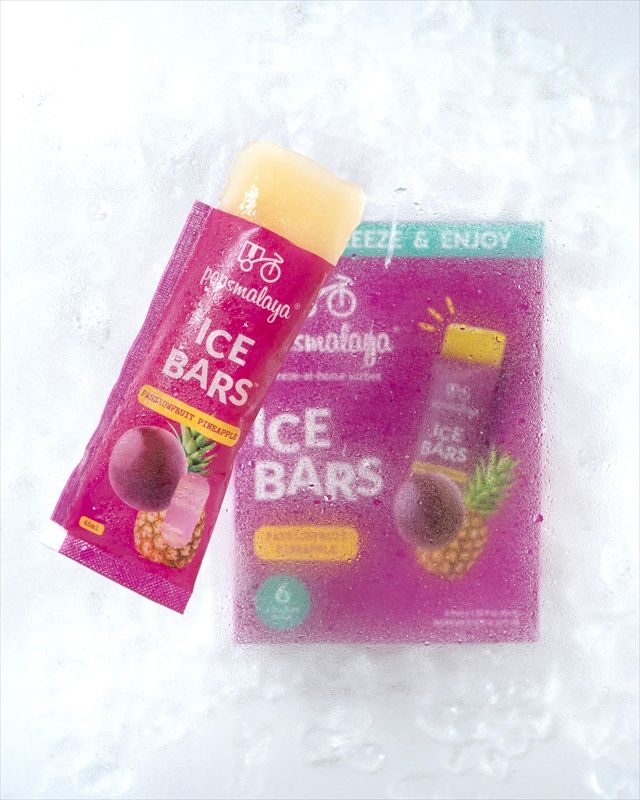 ポップスマラヤ アイスバー パッションフルーツパイナップル