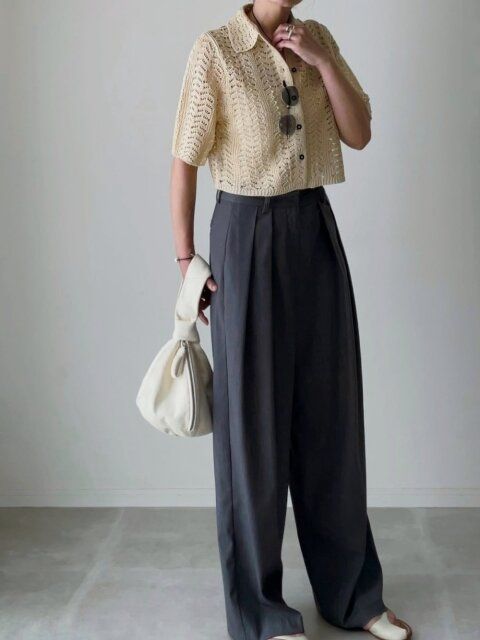 ワイドパンツコーデ5