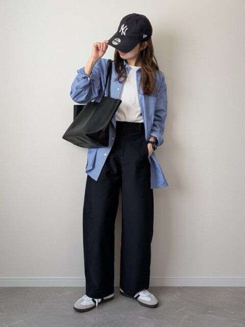 ワイドパンツコーデ2