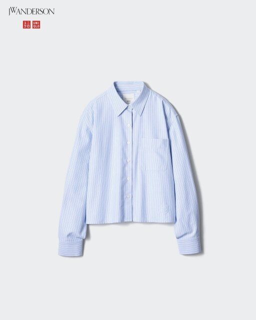 ユニクロ オックスフォードシャツ／ストライプ