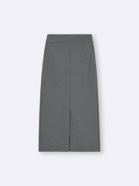 2025gu女性値下げスリットナロースカート