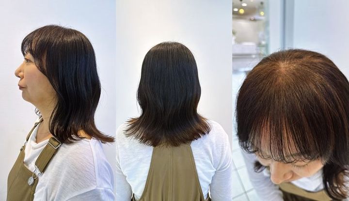 50代ヘアスタイル アフター