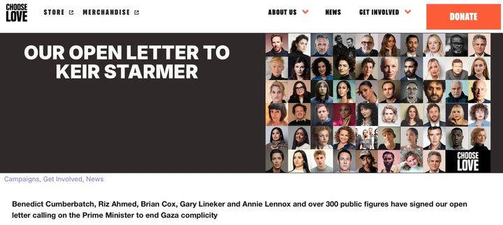 ベネディクト・カンバーバッチら著名人300人、ガザの人道危機をめぐり英首相に公開書簡送る