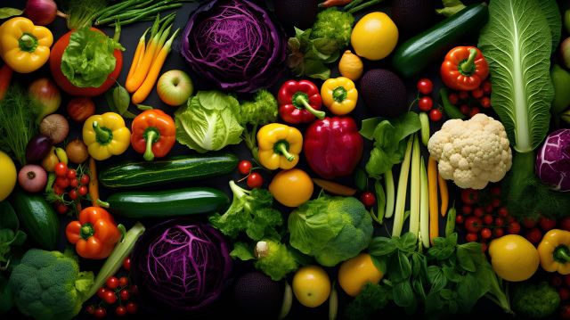 果物と野菜をたっぷり