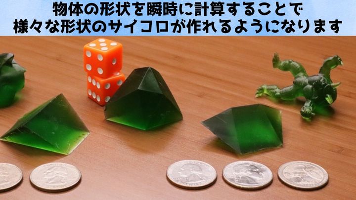 どんなものもサイコロにできる技術が開発される