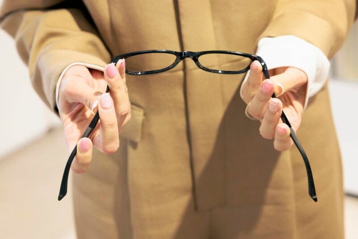 Zoffのしなやかなメガネフレーム