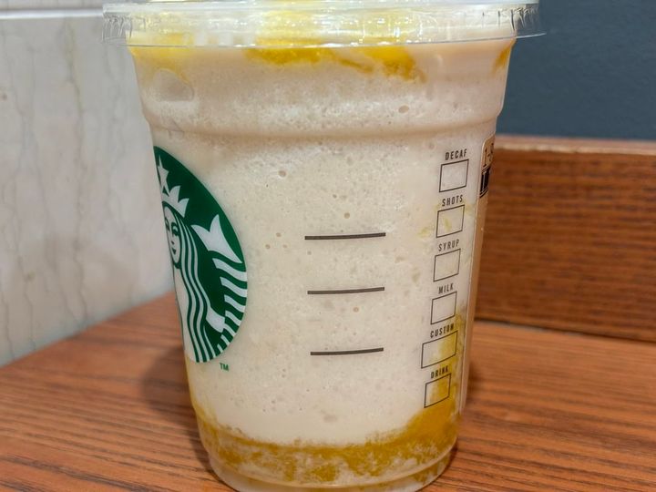 スタバ オリエンタル マンゴー & ティー フラペチーノ®