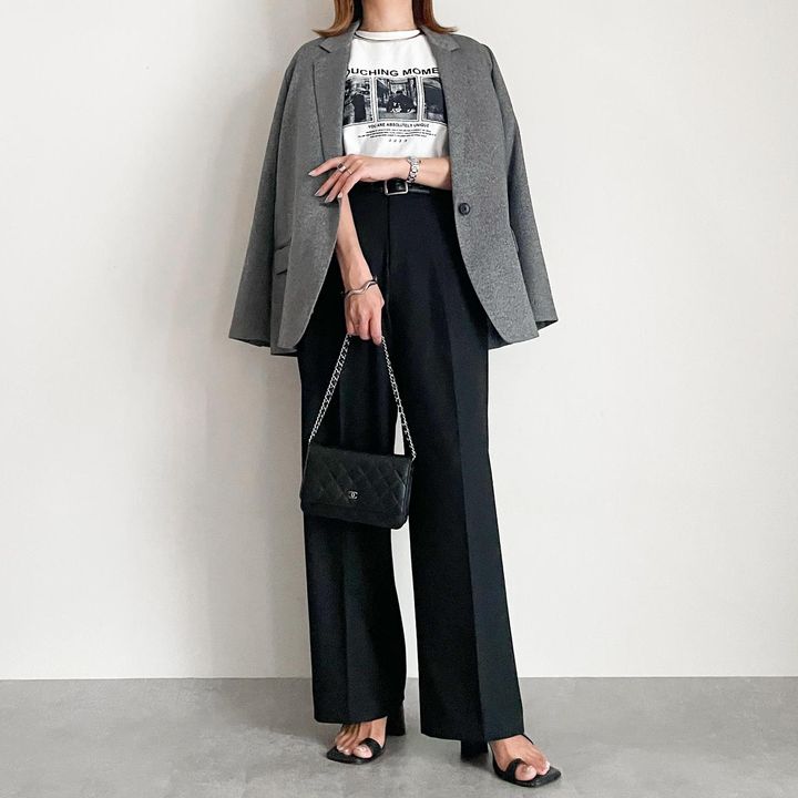 画像: 着回しコーデその1